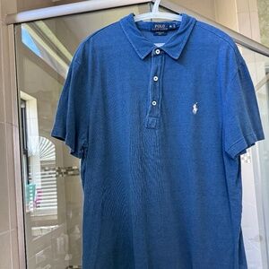 Ralph Lauren-The Iconic Mesh Polo Shirt-Size XL-blue